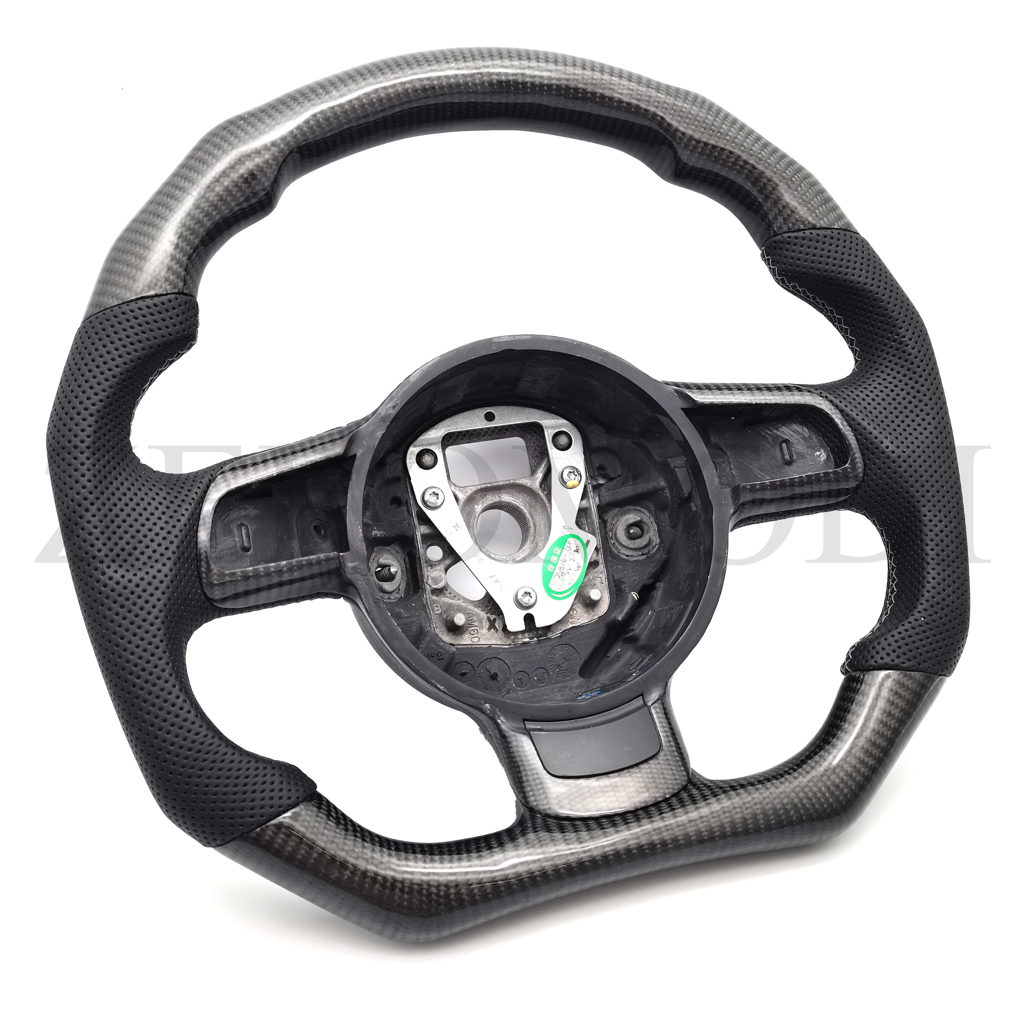 High Quality Carbon Fiber Steering Wheel For Audi A3 S3 (8P) Sportback R8 TT TTS 2008 2009 2010 2011 2012 2013 2014 2015 2016...