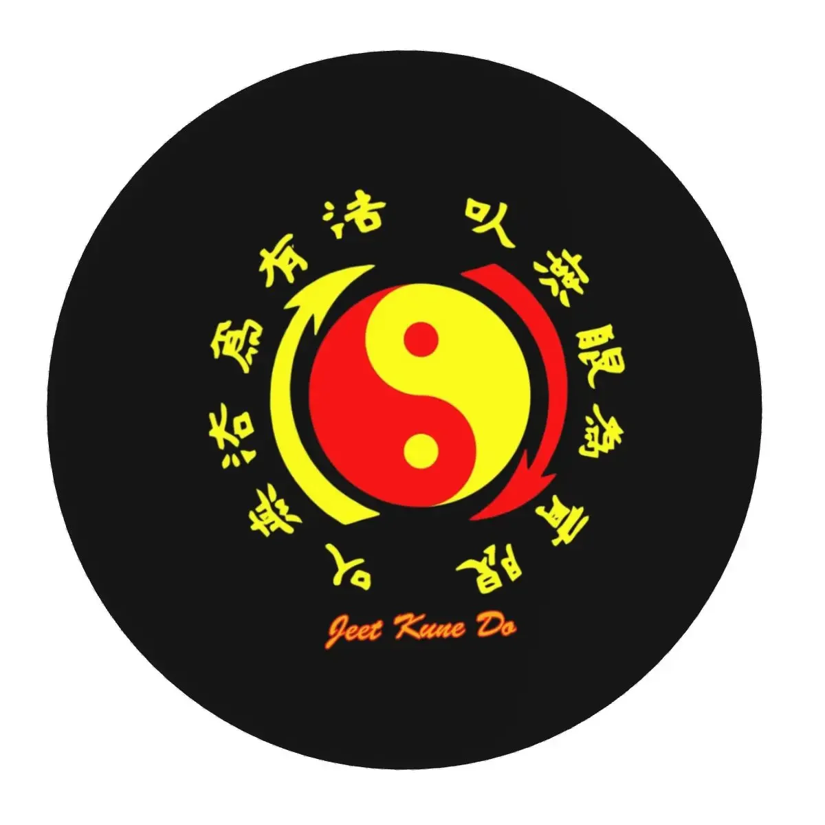 Jeet Kune Do Martial Art AcademyWing Chun Legend 3 Round Mouse Pad Computer Keyboard Mouse Mat Gamer Laptop Desk Mat