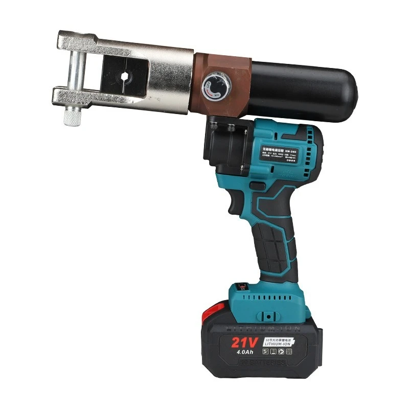 

Brushless Rechargeable Hydraulic Crimping Pliers for Wires Copper/Aluminum Terminals 21V/4.0Ah
