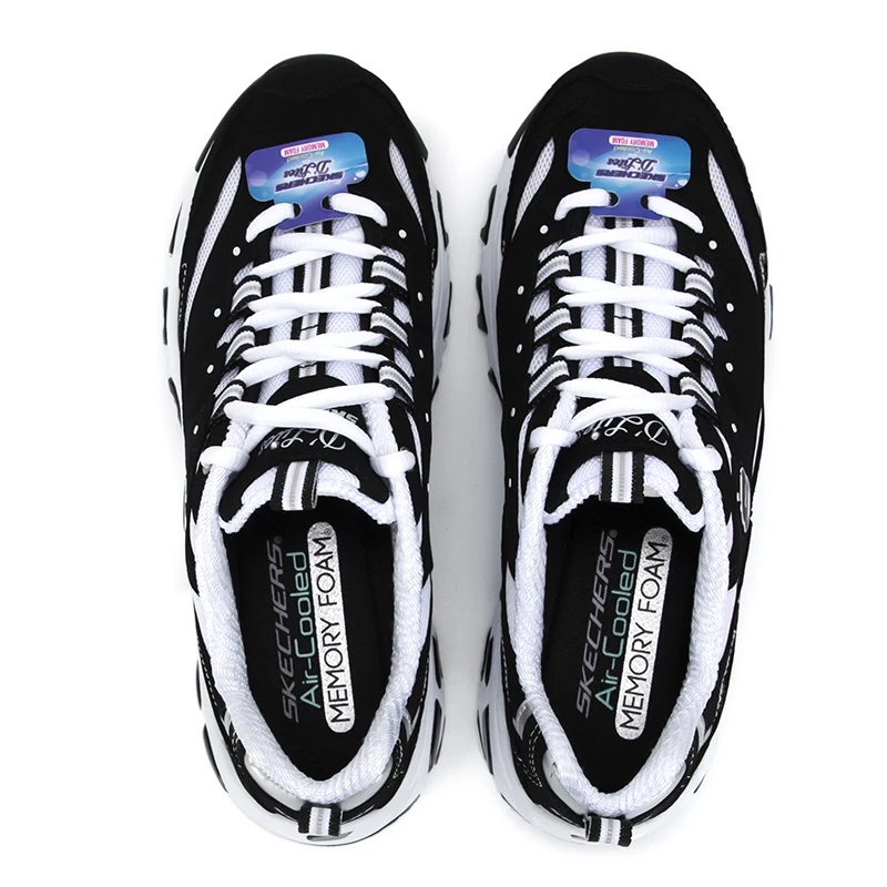 

Женская повседневная обувь Skechers D'Lites 1.0, дышащие кроссовки в стиле ретро, ​​модные износостойкие легкие кроссовки Panda 896121-Bkw
