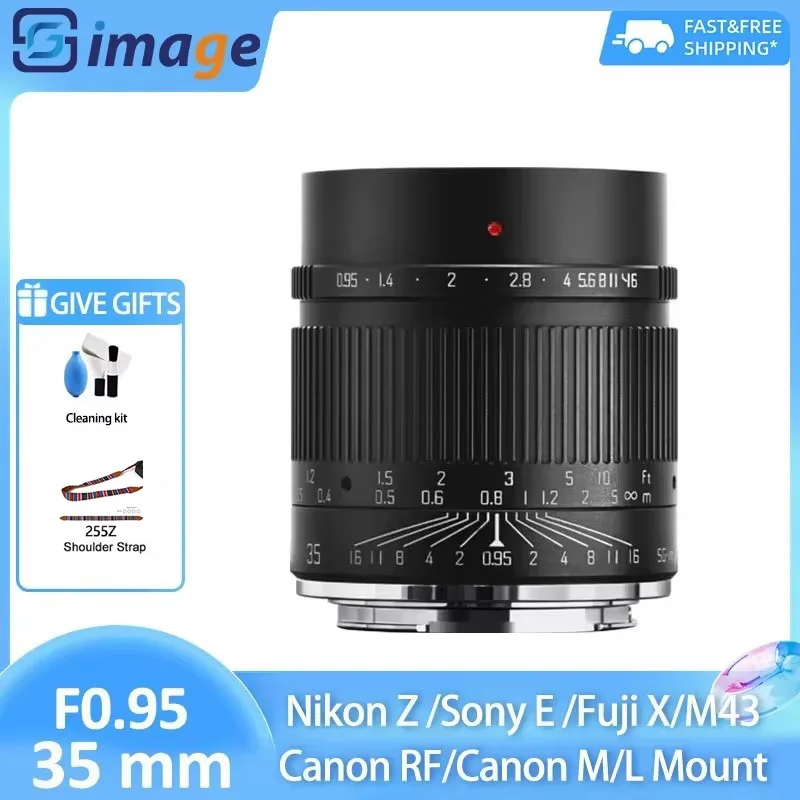 SG Image 35mm F0.95 大口径マニュアルプライムレンズ (ソニーE