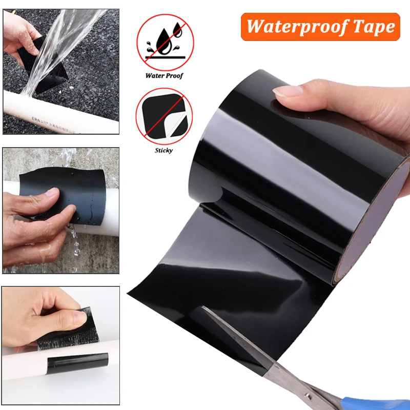 150cm Self Adhesive PVC Waterproof Repair Tape for PE Pipe Strong Leak Sealing Tape Bathroom Water Pipe Fix Accessory
