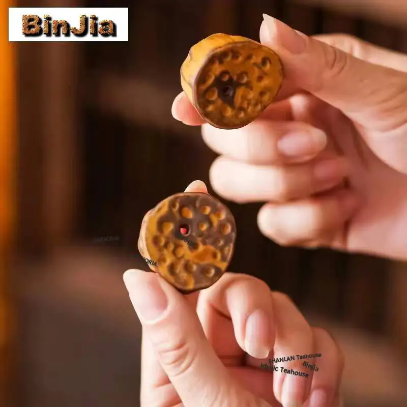 Small Lotus Pod Incense Holder Mist Smoking Steamers Incense Burners Mosquito Incense Holder Consecrate Censer Cafes Ornaments