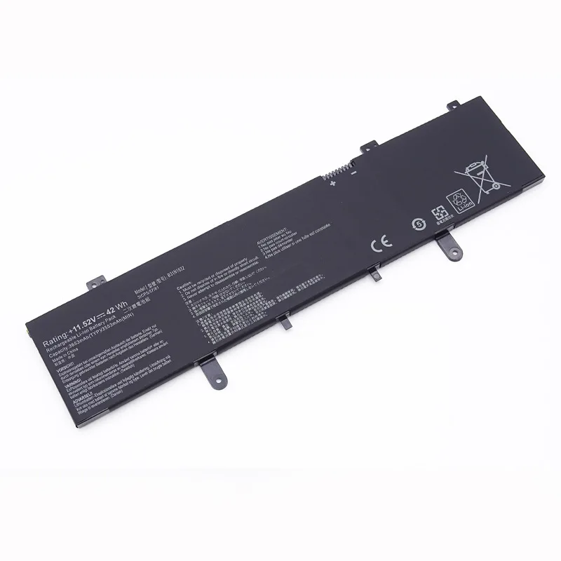 

11.52V 42Wh B31N1632 Laptop Battery for ASUS Vivobook 14 X405 X405U X405UA X405UQ X405UR Zenbook S4100U S4100UQ S4200UQ Series