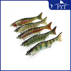 Lifelike Fishing Lures 8 Segments Swimbait Crankbait Fishing Lure 18cm 53g Hard Bait With Artificial Hooks Fishing Wobblers