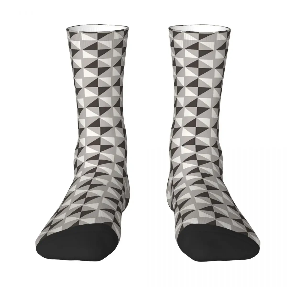 

Triangles Seamless Pattern Socks Harajuku Super Soft Stockings All Season Long Socks Accessories for Unisex Christmas Gifts