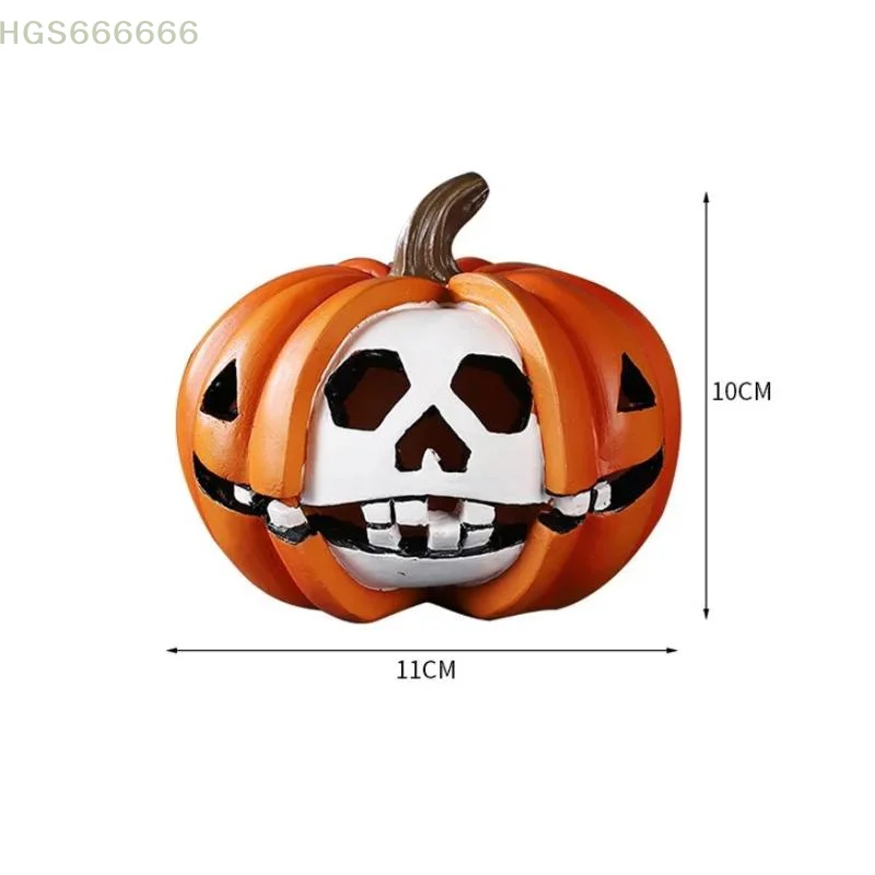 Kerajinan Resin Gaya Nordik: Hiasan Rumah Bertema Halloween seperti Hantu, Tengkorak, dan Labu