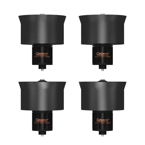 QX-Motor 30mm 6 Blades EDF Unit With QF1611 7000KV 5000KV 6000KV 14000KV Brushless Motor