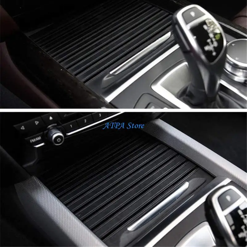 

U13C Central Armrest Center Console Drink Cup Holder Shutter Outer Frame Panel Roller Blind Cover Fit for F15 F16 51169251973