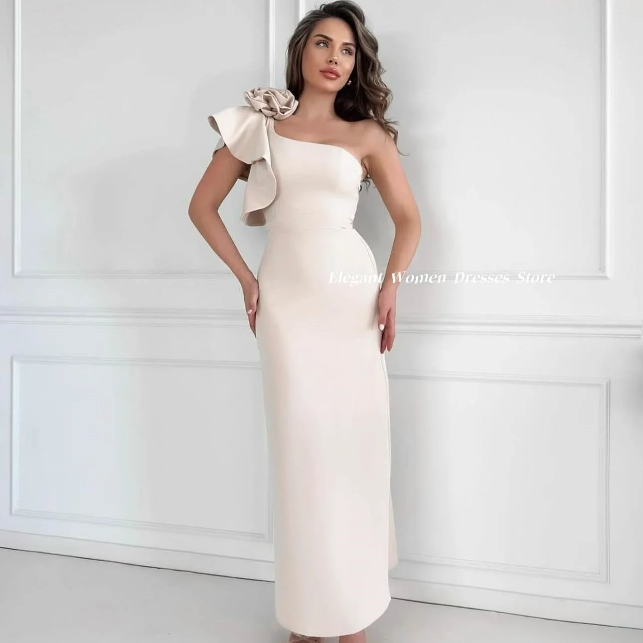 

Вечерние платья Slim Fit «русалка» Элегантные летние вечерние платья на одно плечо Макси Платье множество 한 فايد فساتين سهره Индивидуальные