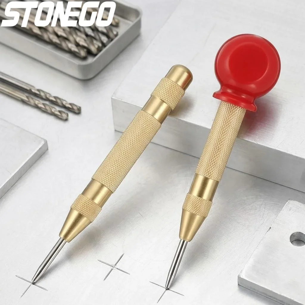 

Automatic Center Punch High Hardness Drilling Positioning Tool Spring Loaded Precision Punch Set for Hand Tools