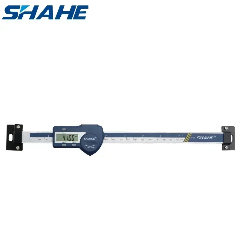 200 mm Digital Scale Horizontal Linear LCD Display Inch Metric Caliper Scale