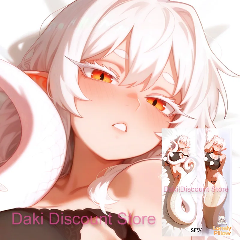 

Dakimakura Snake Girl Nyxis Anime Double-sided Print Life-size Body Pillow Cover Pillowcase Gift