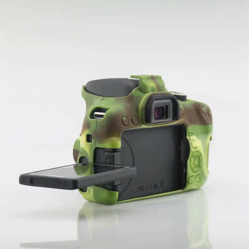 For Canon EOS 750D SLR, soft rubber sleeve, lightweight silicone photography camera protective case,