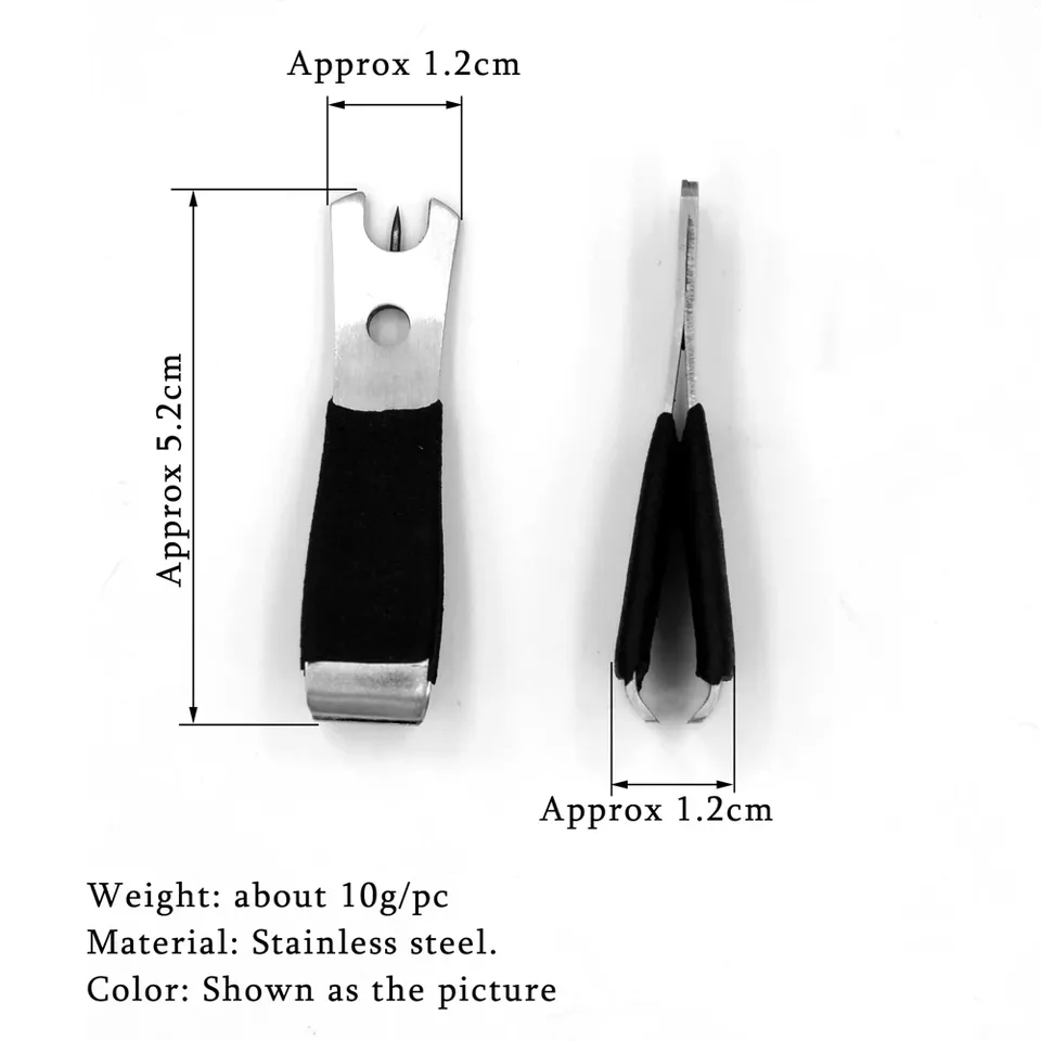 MNFT 1Pcs Fly Fishing Line Nipper Cutter Clipper with Eye Needle Fishing Tool - Detail Angle #03