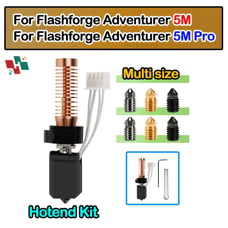 Do dysz Flashforge Adventurer 5M / 5M Pro Do Flashforge Adventurer 5m pro hotend Wymienna dysza