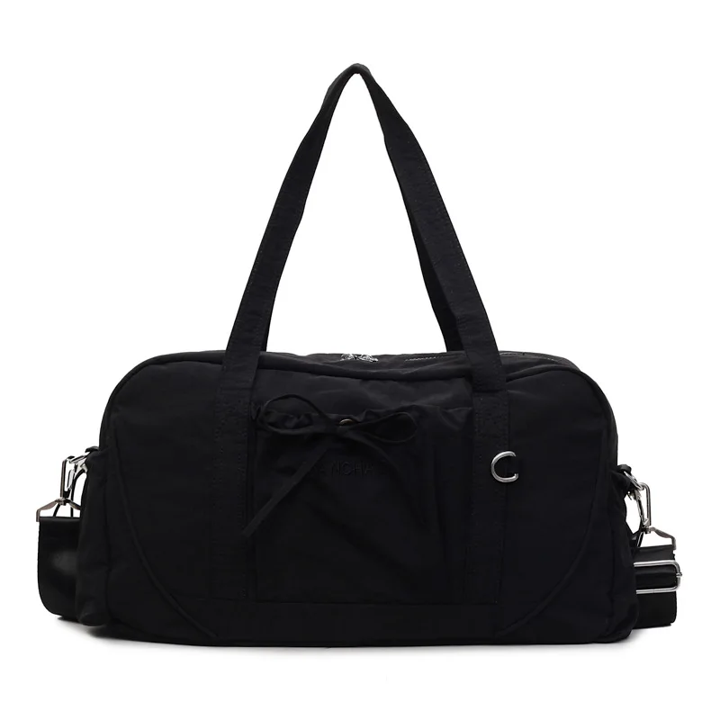 حقيبة سفر لمسافات قصيرة للنساء، حقيبة أمتعة سفر خفيفة الوزن للطلاب، حقيبة لياقة بدنية منفصلة جافة ورطبة ذات سعة كبيرة #6