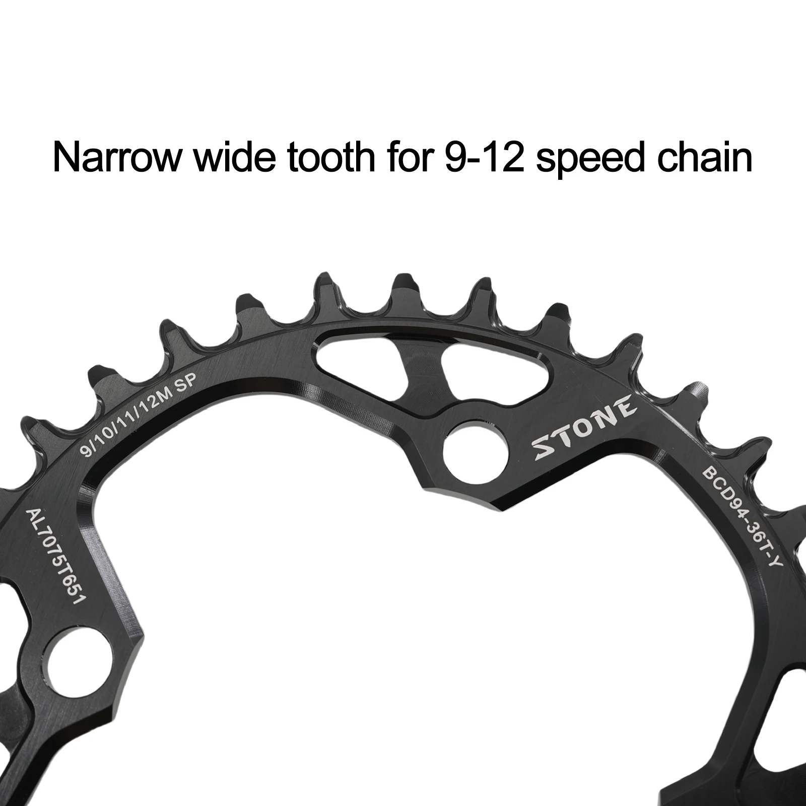 REAL チェーンリング 32T 94BC 94 BCD Round Chainring 32T-42T for SRAM NX GX X1
