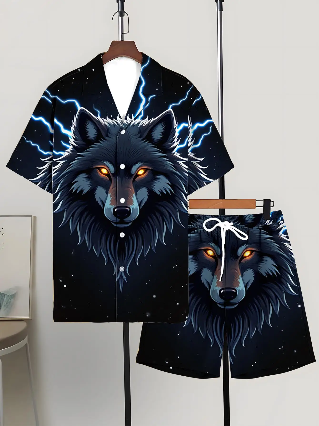 Men's Shirt Sets 2026 Spring/Summer men's sports suit 3D Printed men's suits jogging set sets for men sweat suit Graphic