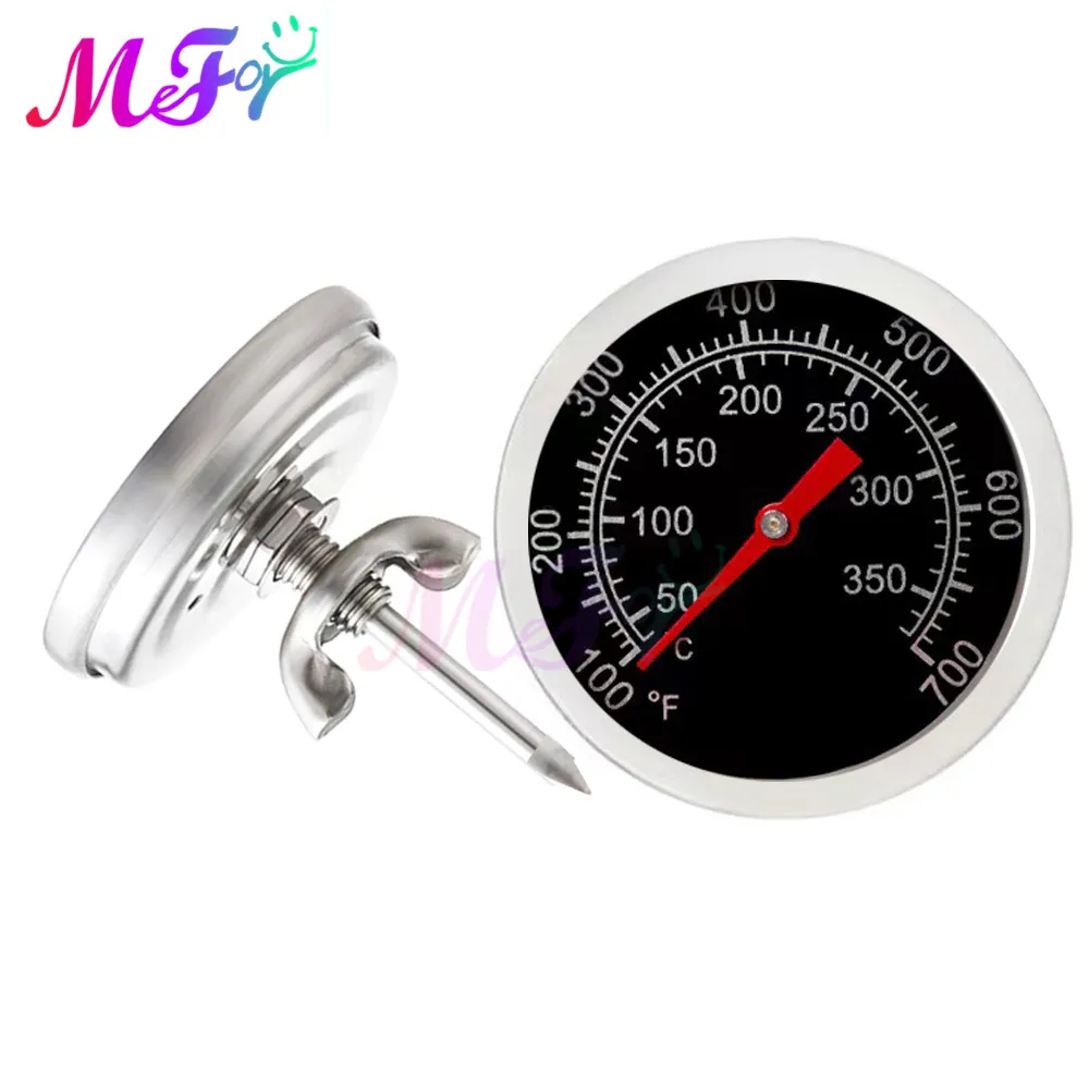 50℃ -350℃ BBQ Grill Thermometer Stainless Steel Probe BBQ Grill Thermometer Instruments Mini Thermometers Gauge Kitchen Tool