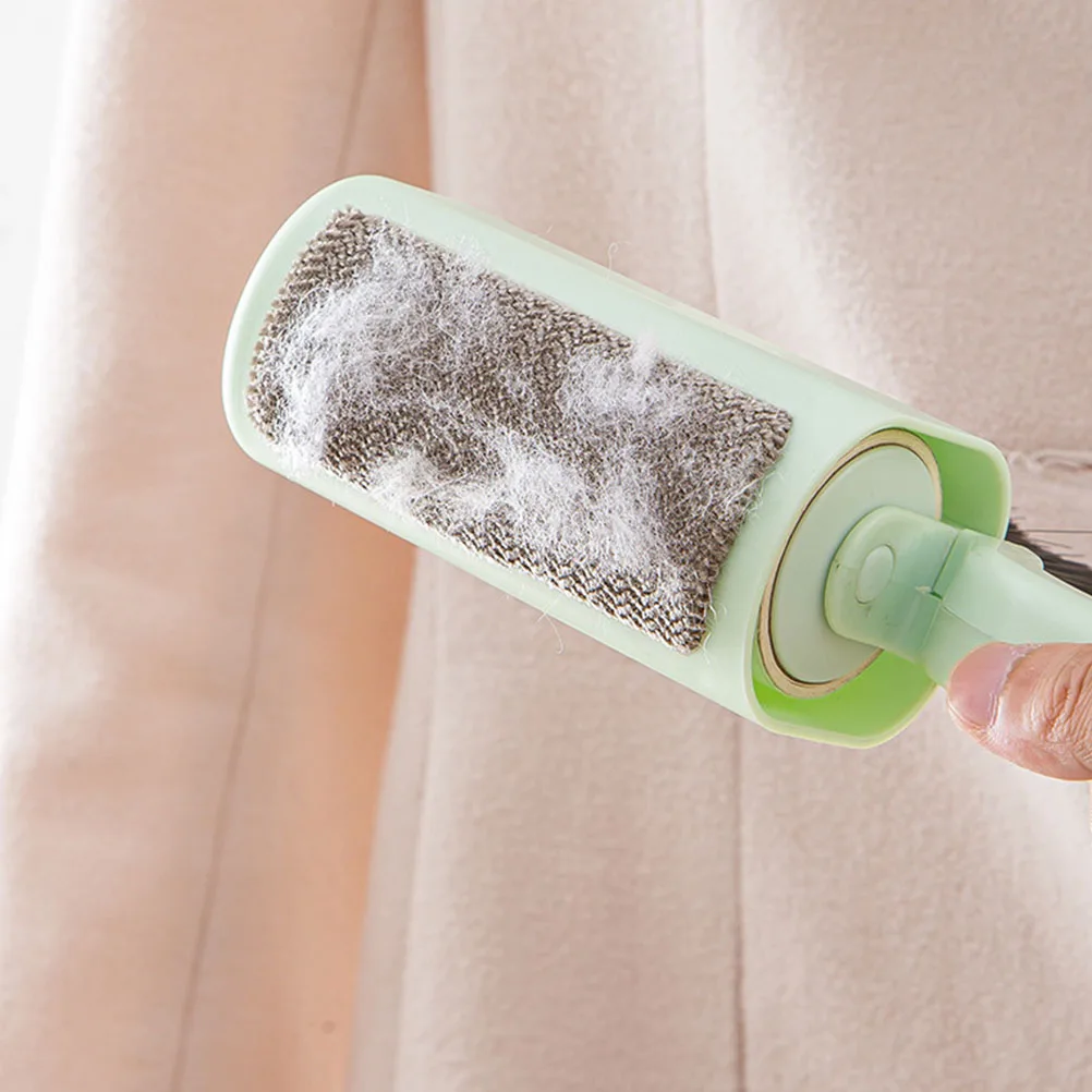 

Plastic Hair Removal Roller Lint Cleaner Pet Hair Remover Soft Brush Compact Size Portable Travel Dust Tool Household Fluff