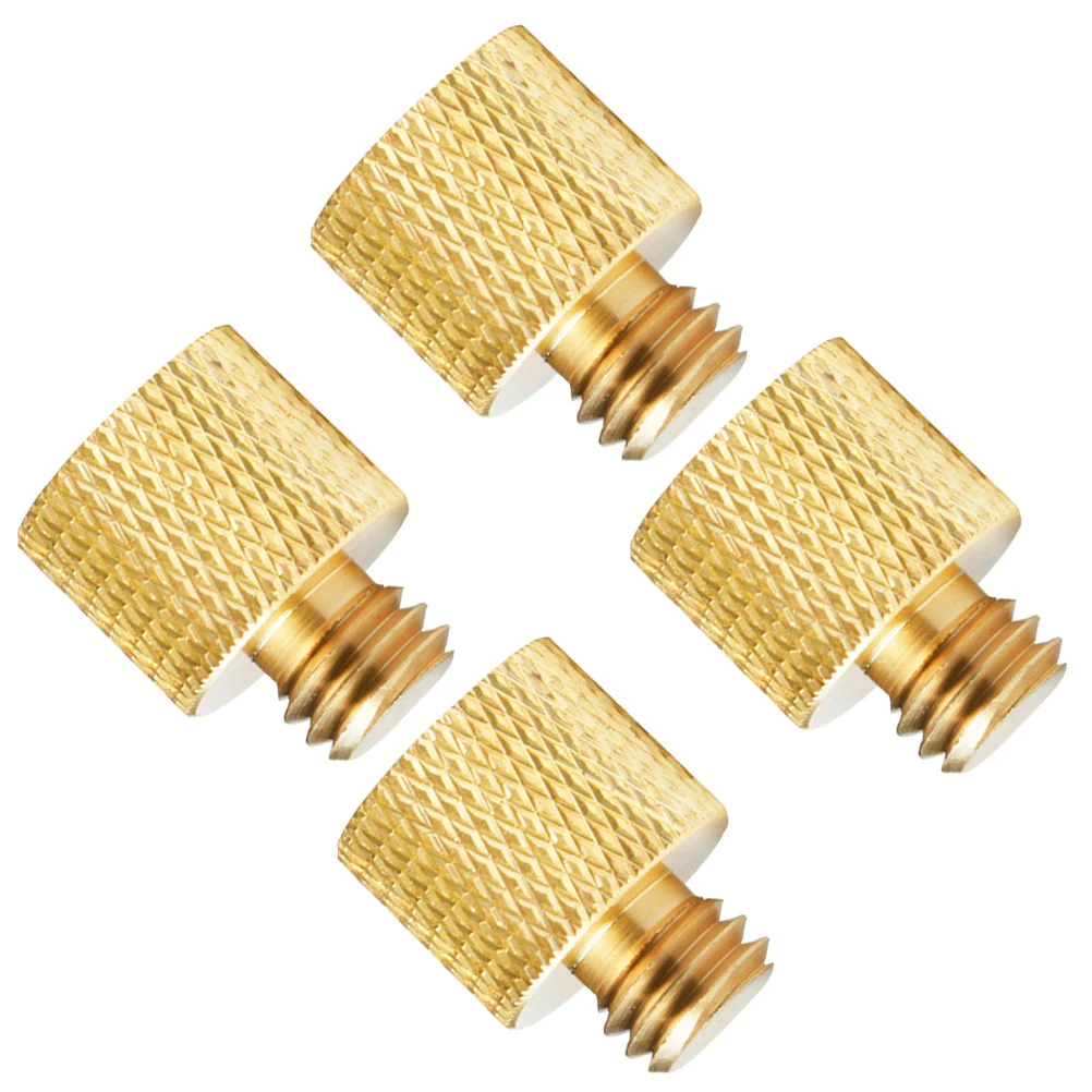 

4pcs 1/4 Inch Female To 3/8 Male Adapter Screw For Camera Lens Tripod Studio Light Stand Mount Converter Tool Golden