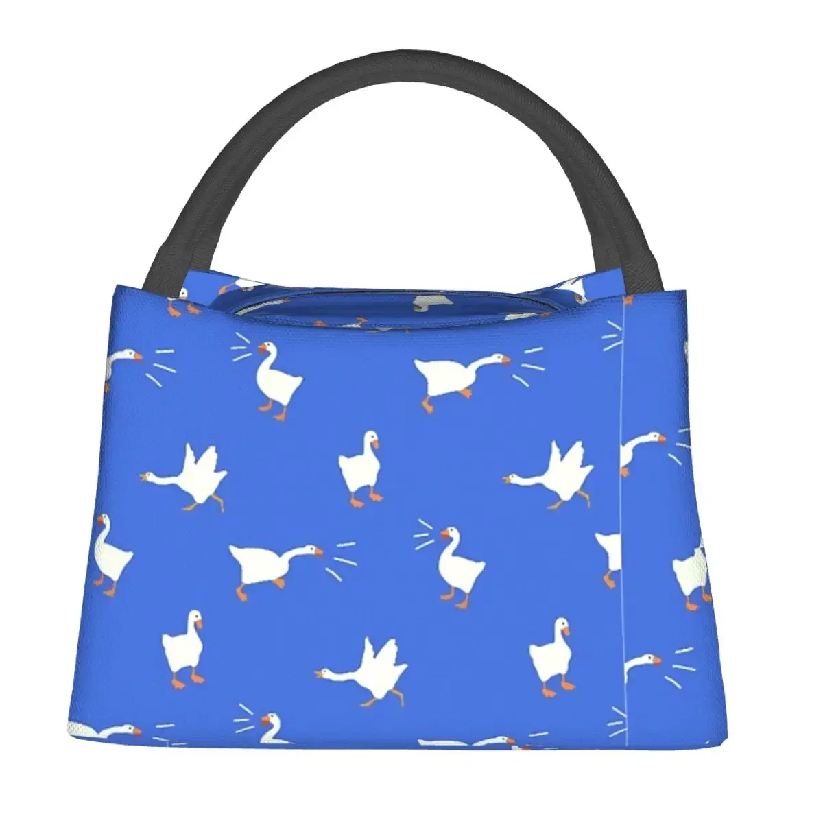 Untitled Goose Game Lunchtassen Geïsoleerde Bento Box Lekvrije Lunch Tote Picknickzakken Koeler Thermische Tas voor Vrouw Kinderen Reizen