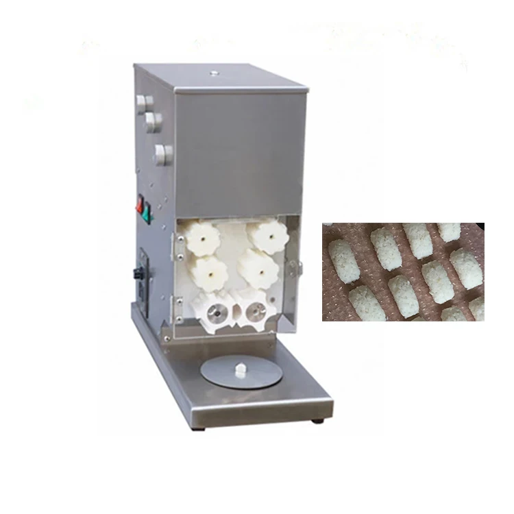 Making Fast And Heavy Duty Japanese Machine Good Quality Easy Operation Automatic Sushi Rice Ball Cake Forming Maker