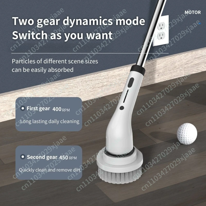 

Электрическая щетка для чистки 8-в-1, ручная, многофункциональная, с длинной выдвижной ручкой