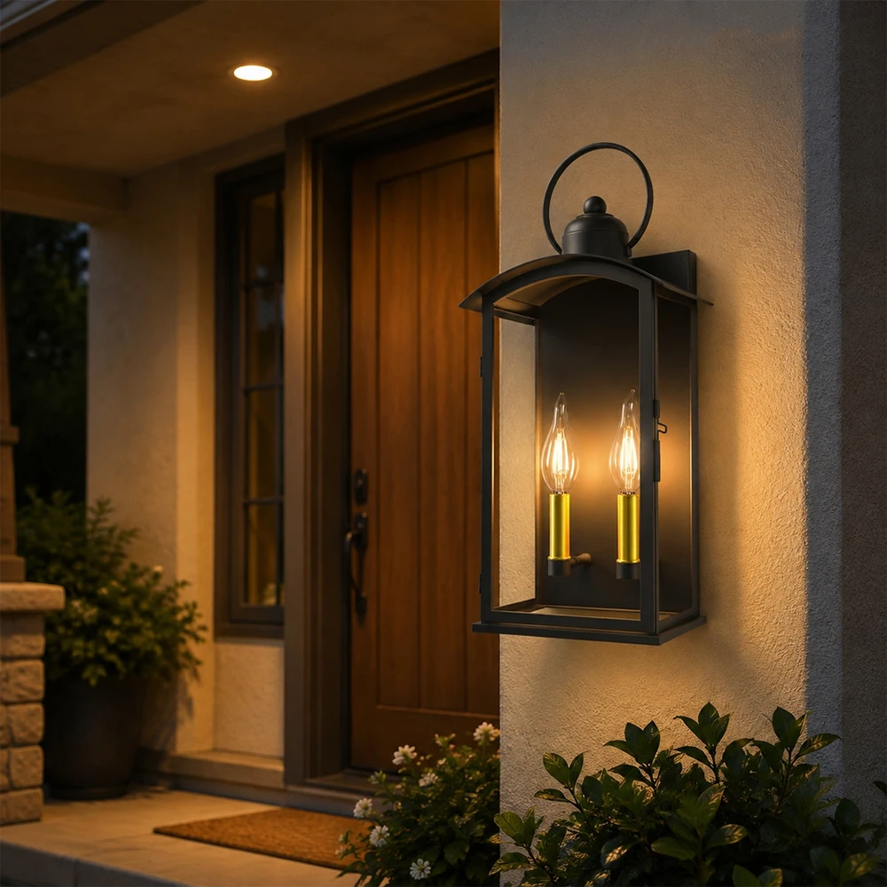 Dusk To Dawn Bulb - 19.7 inch Dusk to Dawn buitenwandlamp,
