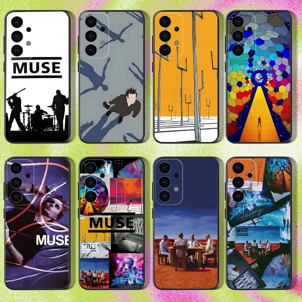 

M-Muse Band Album Phone Case For Samsung S25,S24,S21,S22,S23,S30,Ultra,S20,Plus,Fe,Lite,Note,10,9,5G Black Cover