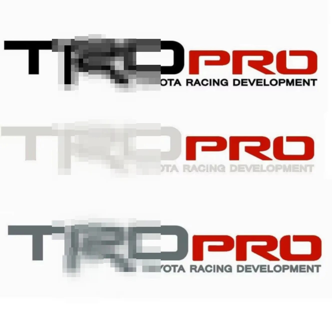 

2 шт. 18 "X3" TRD PRO виниловые наклейки для Toyota Tacoma Tundra Bed Side
