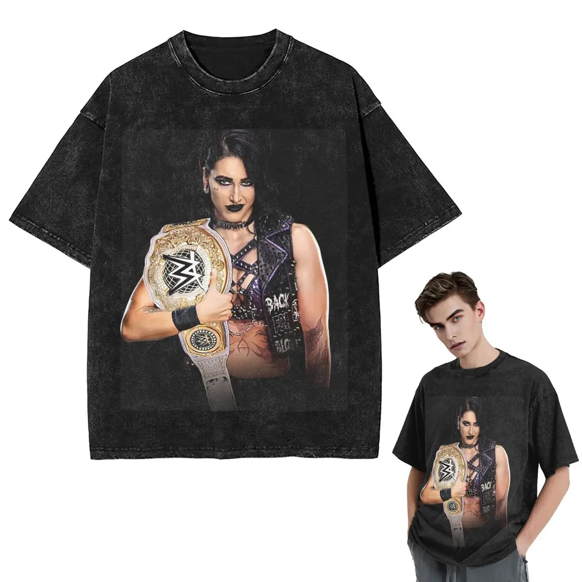 

Уличные футболки She Is My Mami! Rhea Ripley Bootleg Wrestler футболка с коротким рукавом в стиле хип-хоп футболки для мужчин и женщин