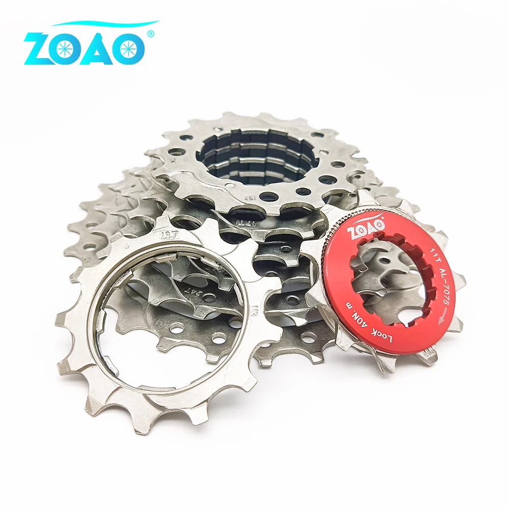 ZOAO 8 Kecepatan Sepeda Jalan MTB Kaset 11-25 11-28 11-36 11-40T Kerikil 8 S Sepeda Freewheel 8V 8 Kecepatan 2400 Claris TX800 Kompatibel