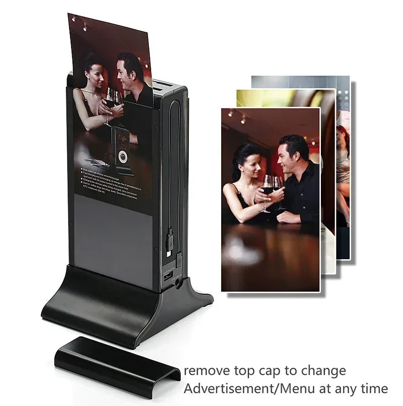 جديد في المخزون جديد FYD-835G مبتكرة الجدول المتكلم مطعم بار 23200mah الإعلان القائمة قوة البنك حامل الجدول العرض العلوي