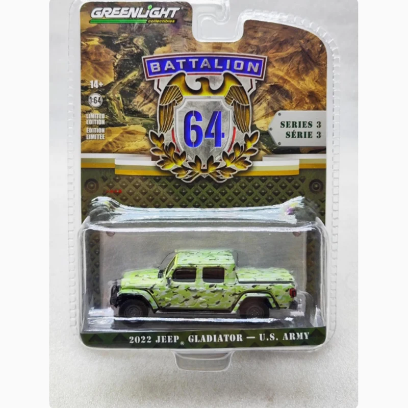 

Greenlight 1:64 Scale 2022 Jeep's Gladiator Pickup Alloy Model Car Adult Souvenir Gift Static Display