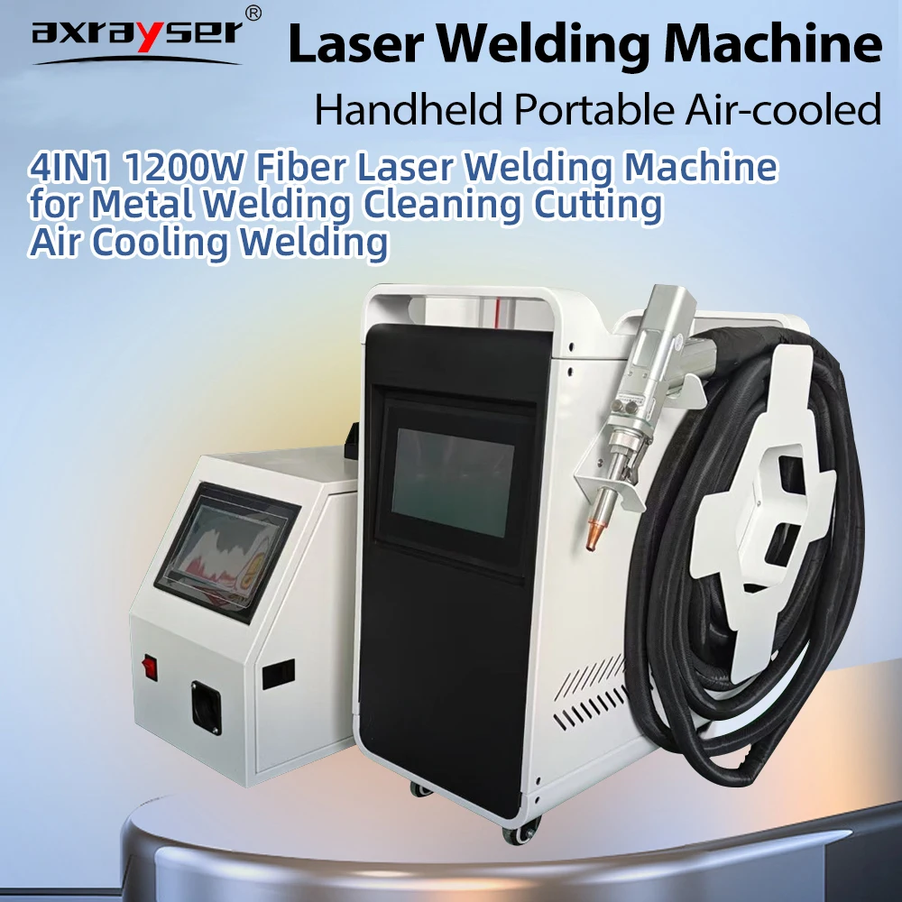

Air Cooling Laser Welding Machine 4in1 800/1200w Air Cooled Handheld Portable Cutting Welding Cleaning Machine with SUP28F