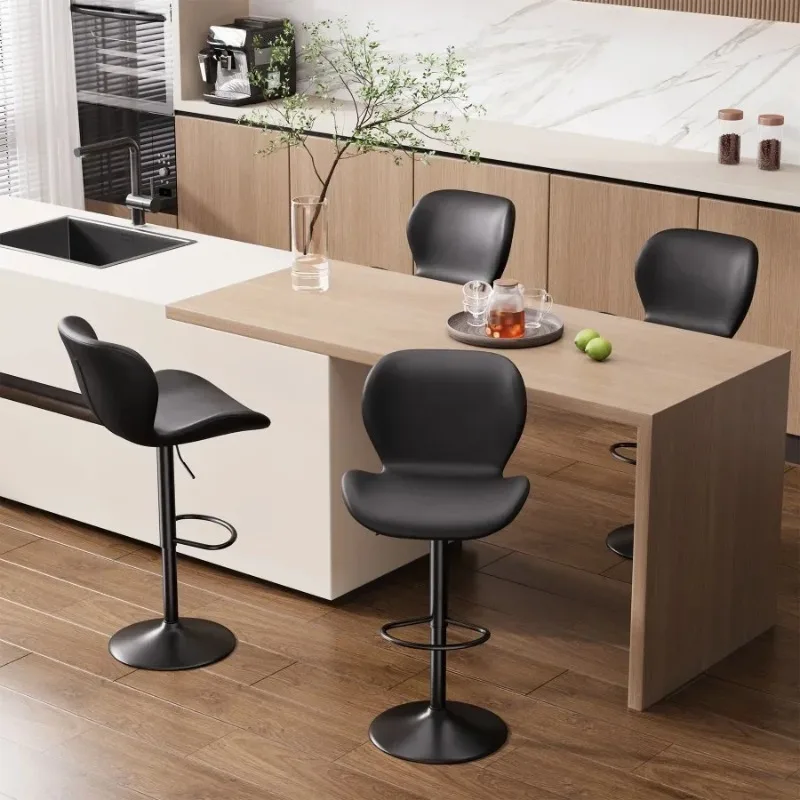 High Kitchen Stools Chair Bar Bar Table for Kitchen Island Chairs for Counter Daily Trend Dining Chair Square Bag Club Furniture