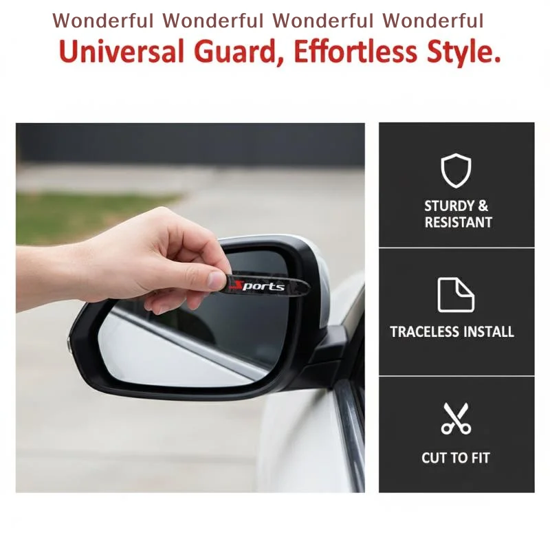 

2PCS Car Door Inner Handle PU Leather Cover For Car Door Replacement Universal Fit Anti Scratch Interior Door Handle Protector