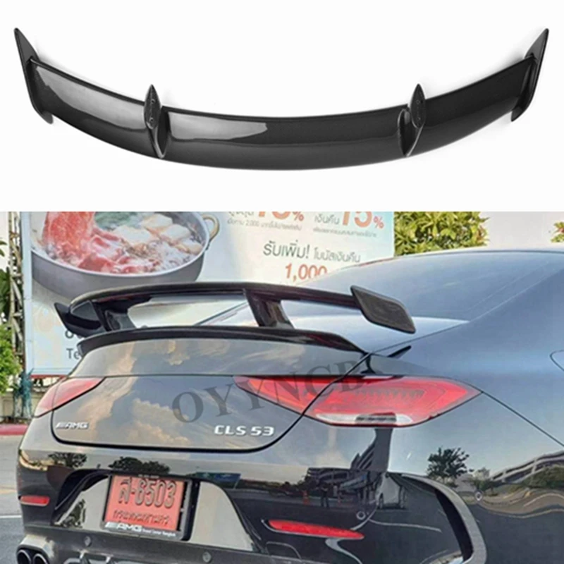 FOR Mercedes Benz AMG CLA W117 CLA45 Class C118 W118 Cla200 Carbon Fiber Rear Spoiler Wing Trunk Cover Car Styling