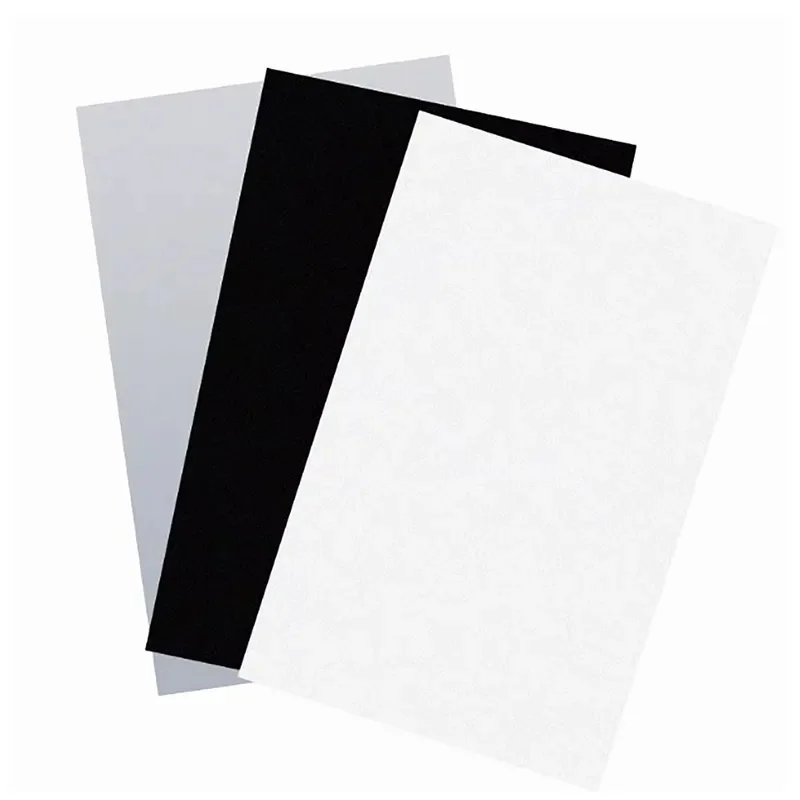 Double Sided Matte Black White PP Plastic Board Frosted Sheet Panel Thickness 0.3/0.4/0.5/0.6/0.8/1/1.2/1.5/2mm