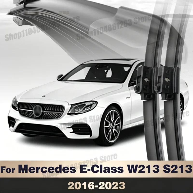 

24"+22" Front Wiper Blades For Mercedes E-Class W213 S213 2016-2023 All Weather Windscreen Replacement Parts