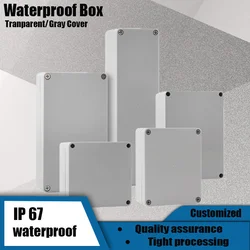 IP67 Waterproof Outdoor Waterproof Junction Box Housing Plastic Enclosure Screw Cable Sealed Cases for Electronics ABS F Series