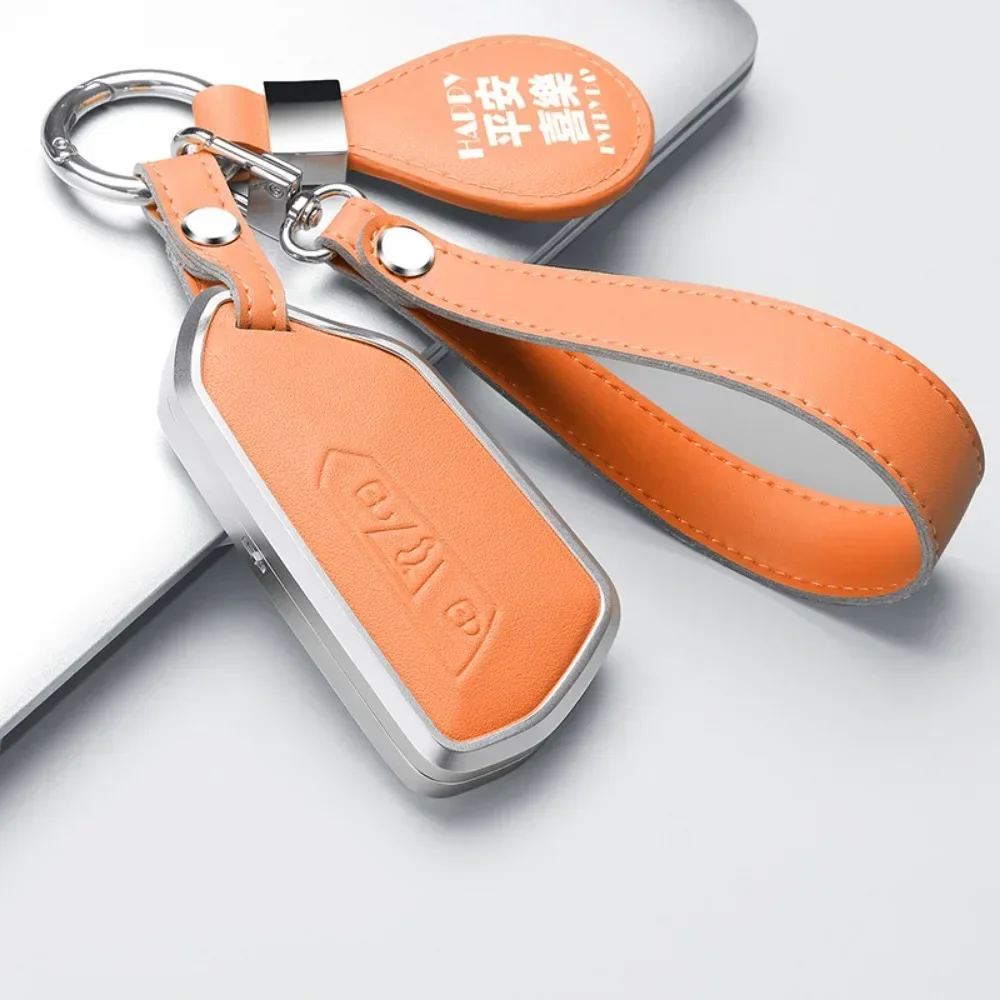 Alloy Leather Car Key Case Cover For VW Volkswagen Golf 8 MK8 ID.3 ID.4 Cupra Skoda Octavia A8 SEAT Leon MK4 Formentor Tarraco