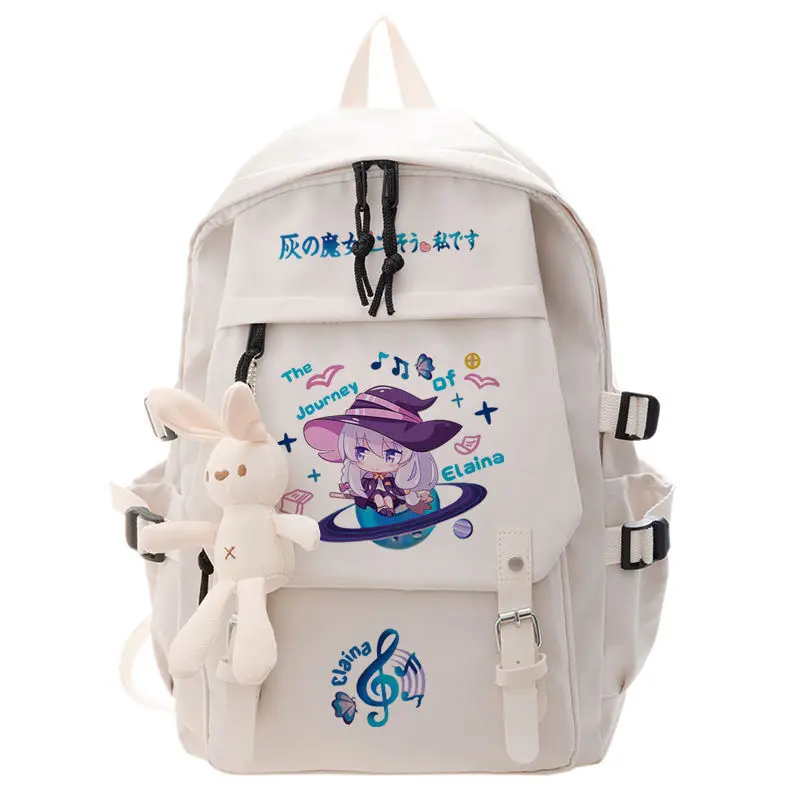 Рюкзак в стиле аниме Witch Journey Irena для мальчиков и девочек, двойная сумка через плечо большой вместимости для учащихся средних школ, мультяшный стиль,
