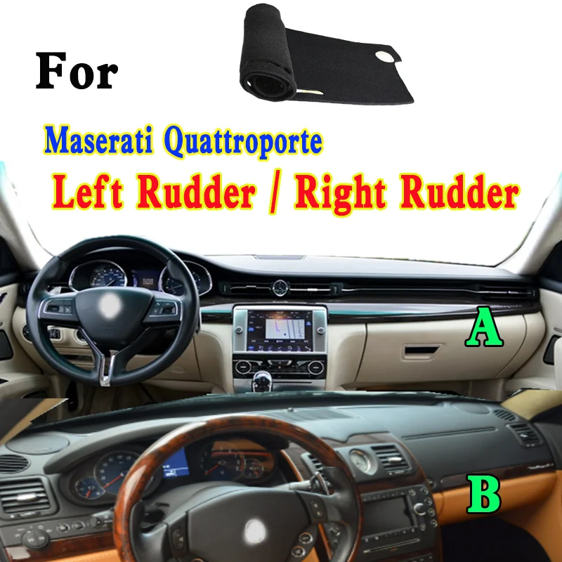 

For Maserati Quattroporte SQ4 M156 M139 Dashmat Dashboard Cover Instrument Panel Insulation Sunscreen Protective Pad