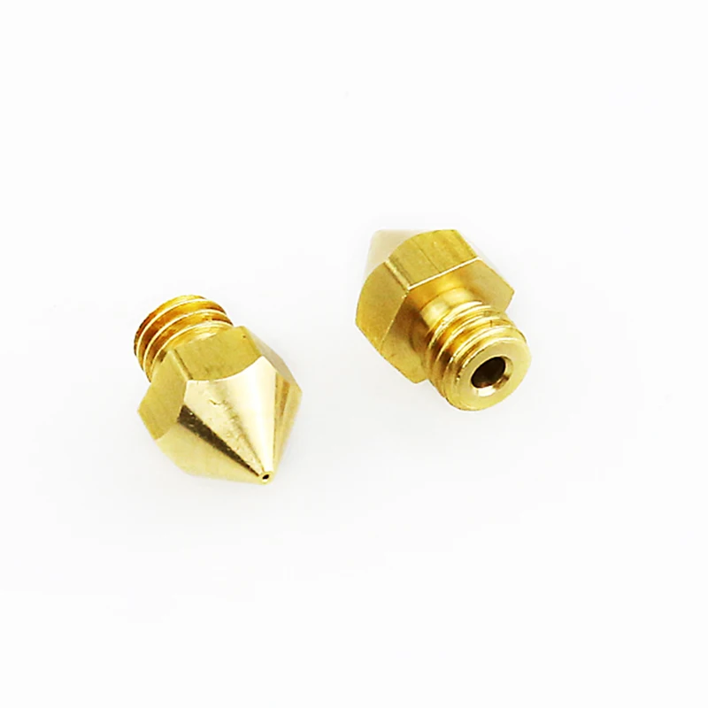Anet 5 uds 0,2 0,3 0,4 MM boquillas 0,5mm boquillas de impresora 3D para A6 A8 E10 E16 ET4 ET5X MK8 piezas de impresora 3d accesorios impresora