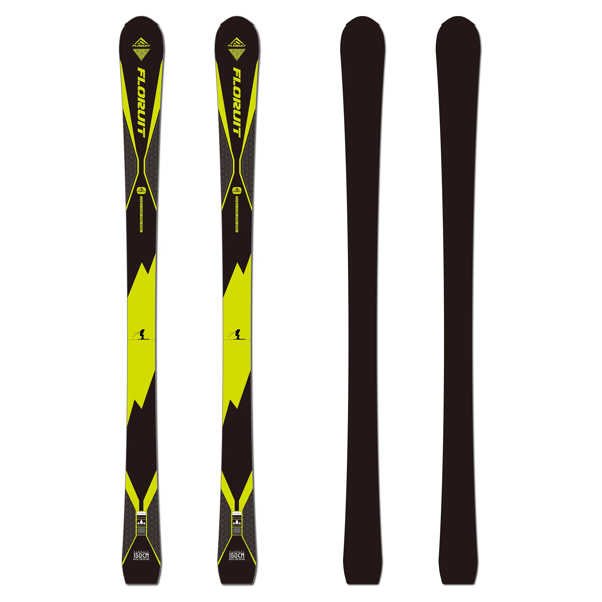 

FLORUIT Custom Winter Sports Alpine Ski All Mountain Twin Tips Ski Back Country Ski For Adult and Kids