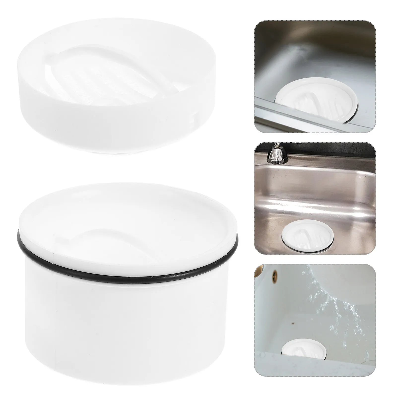 

1Set Sink Drain Strainer Stopper Kitchen Sink Water Stopper Drainer Basket Filter Hair Catcher Prevent Clogs Easy Install Drain