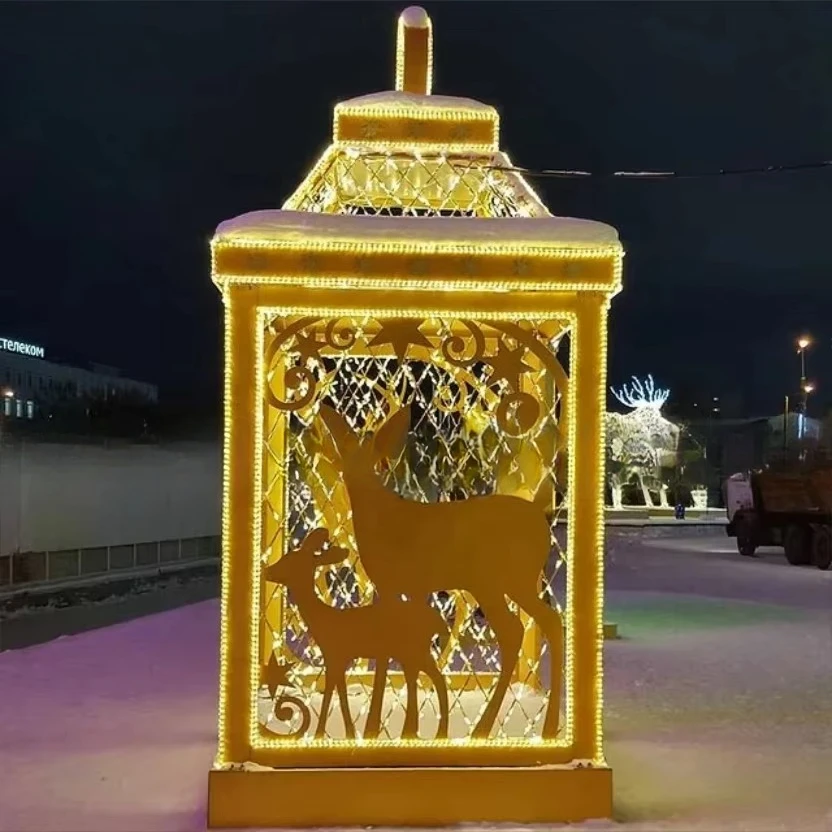 Theme Decoration Eid al-Fitr Outdoor Display 3D Cage